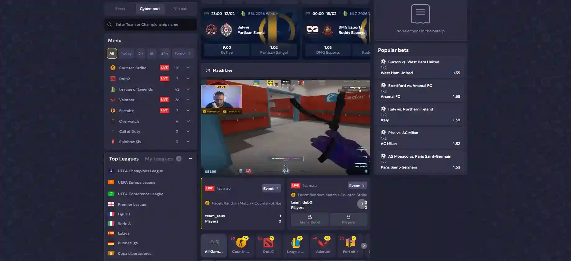 Esport Vavada